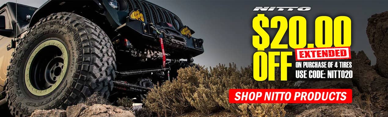 Nitto 20 off on set of 4